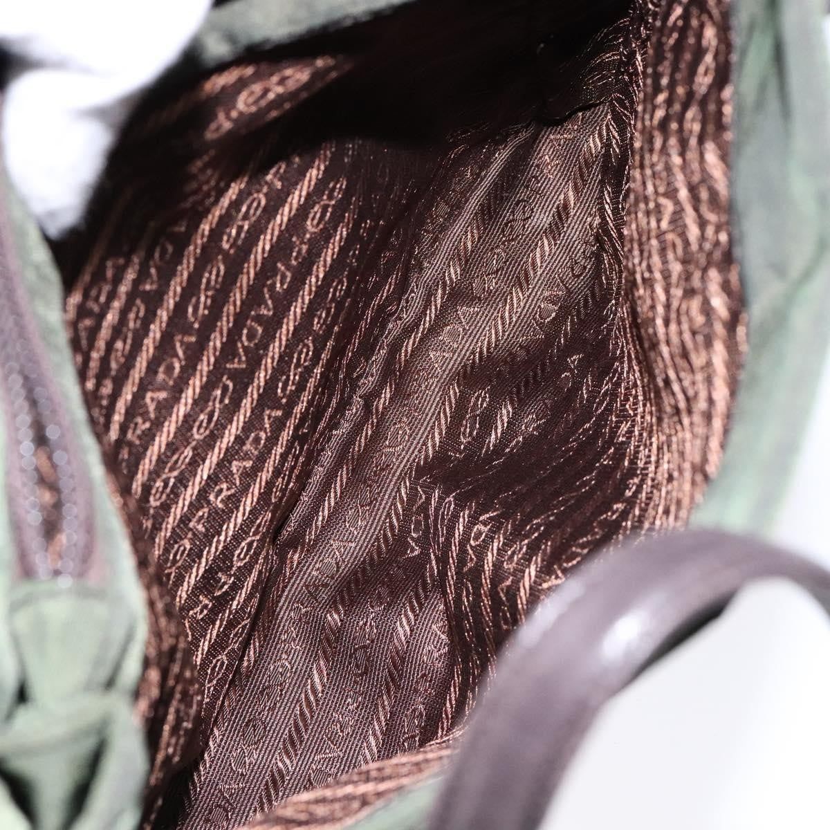 Prada Vintage Shoulder Bag Tessuto, KHAKI, NYLON, Shoulder bag