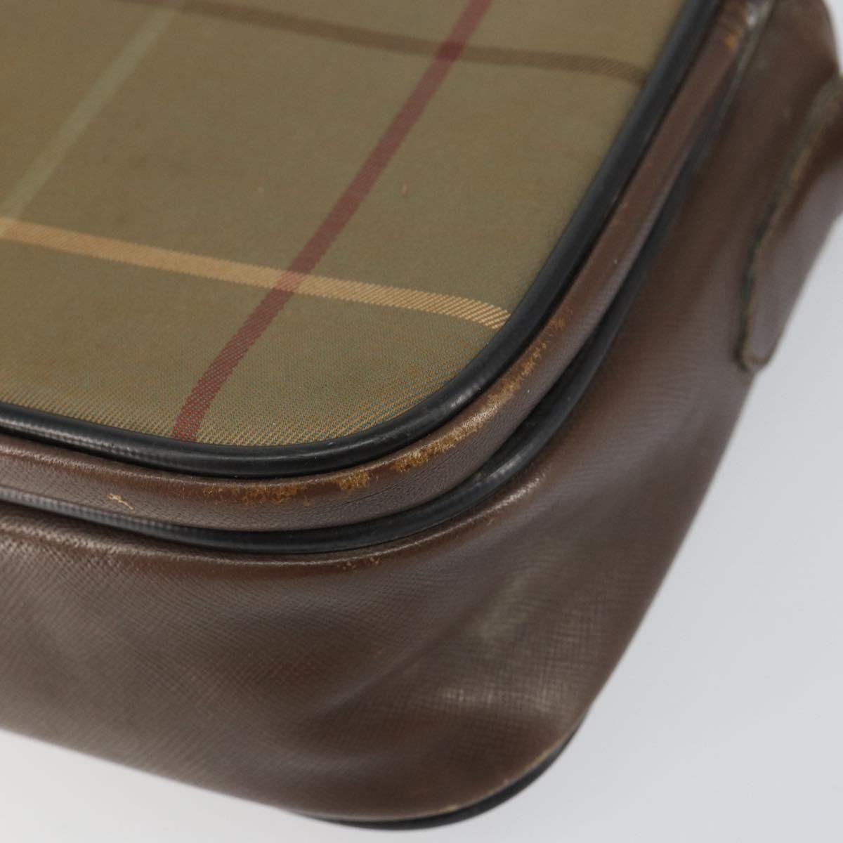 Burberry Nova check Shoulder bag Canvas, BEIGE, CANVAS, Shoulder bag