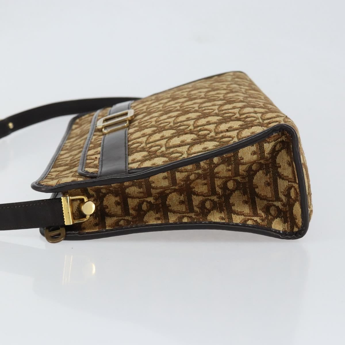 Christian Dior Trotter shoulder bag Canvas, BEIGE, CANVAS, Shoulder bag