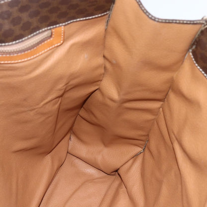 Celine Vintage Macadam Tote bag Canvas, BROWN, CANVAS, Tote bag