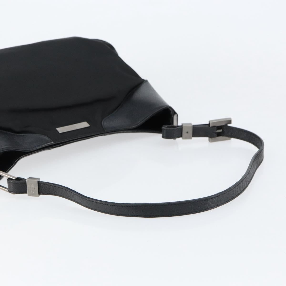 Gucci Vintage Shoulder Bag Nylon, BLACK, NYLON, Shoulder bag