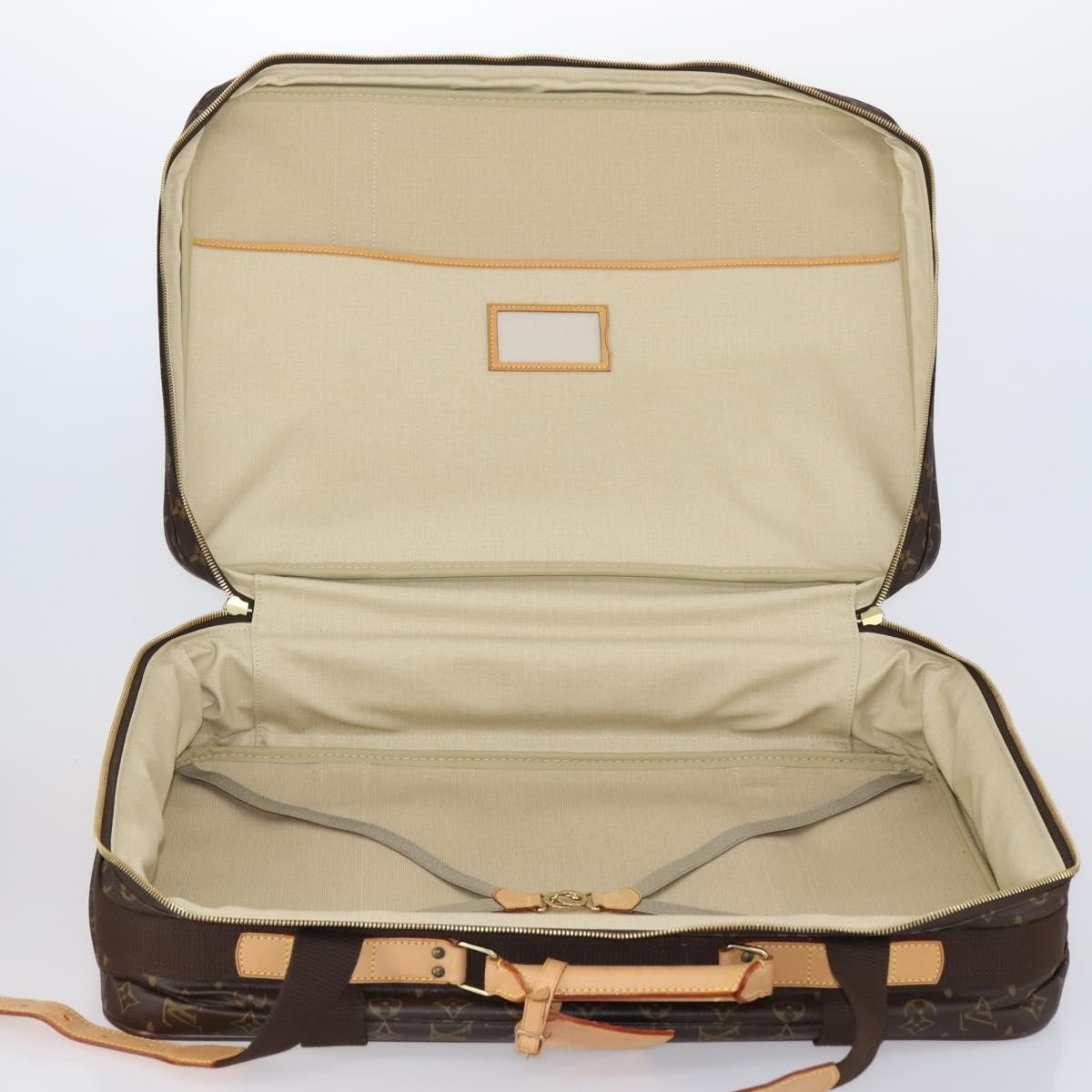 Louis Vuitton Satellite Travel Bag Monogram Canvas, BROWN, CANVAS, Travel bag