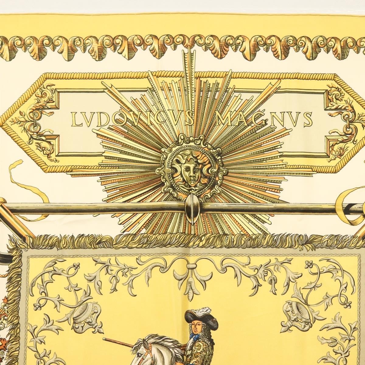 Hermes Carré 90 Silk multicolor, YELLOW, SILK, Scarve & shawl