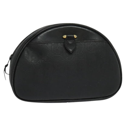 Christian Dior Vintage Trotter Pouch Canvas, BLACK, CANVAS, Clutche & pouche