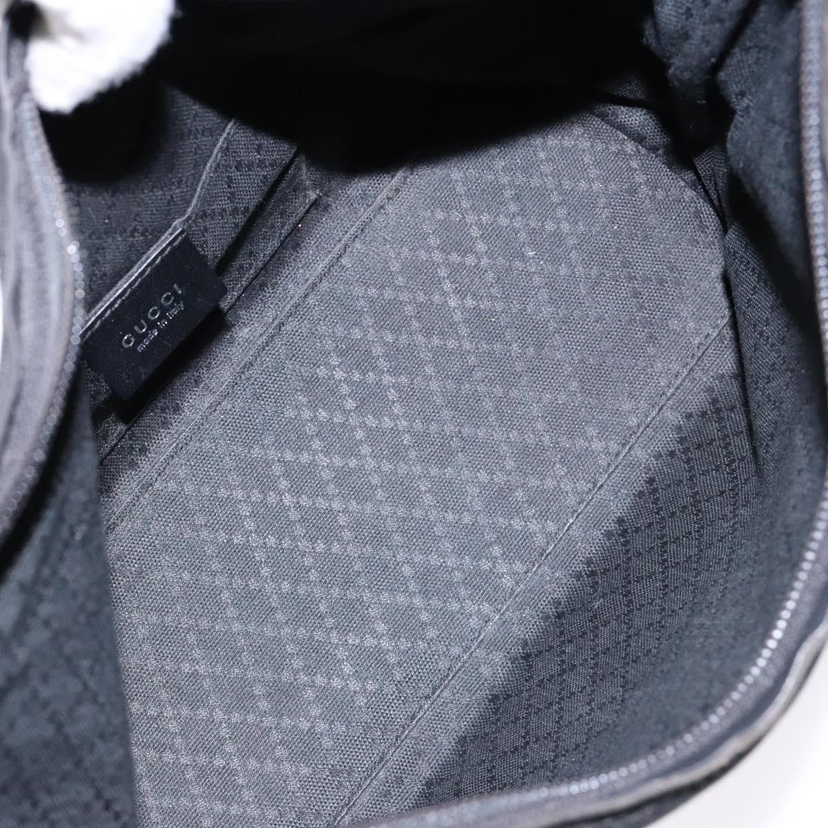 Gucci Zip Hobo Canvas, BLACK, CANVAS, Shoulder bag