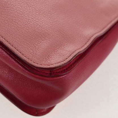 Miu Miu Madras Convertible Lock Tote Leather, PINK, LEATHER, Handbag