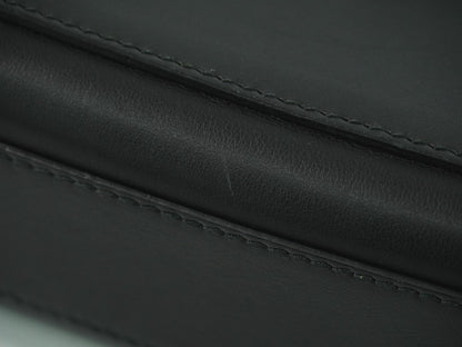 Gucci Padlock Shoulder Bag Leather, BLACK, LEATHER, Shoulder bag