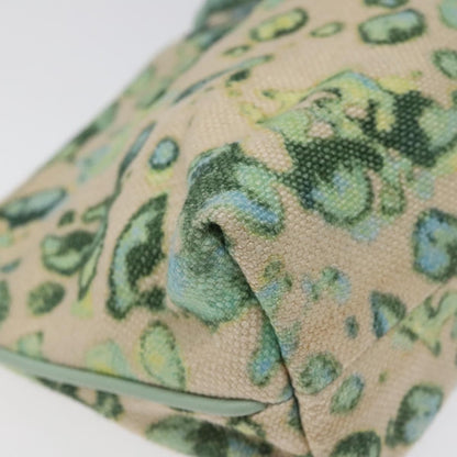 Bottega Veneta Vintage Shoulder Bag Canvas, GREEN, CANVAS, Shoulder bag