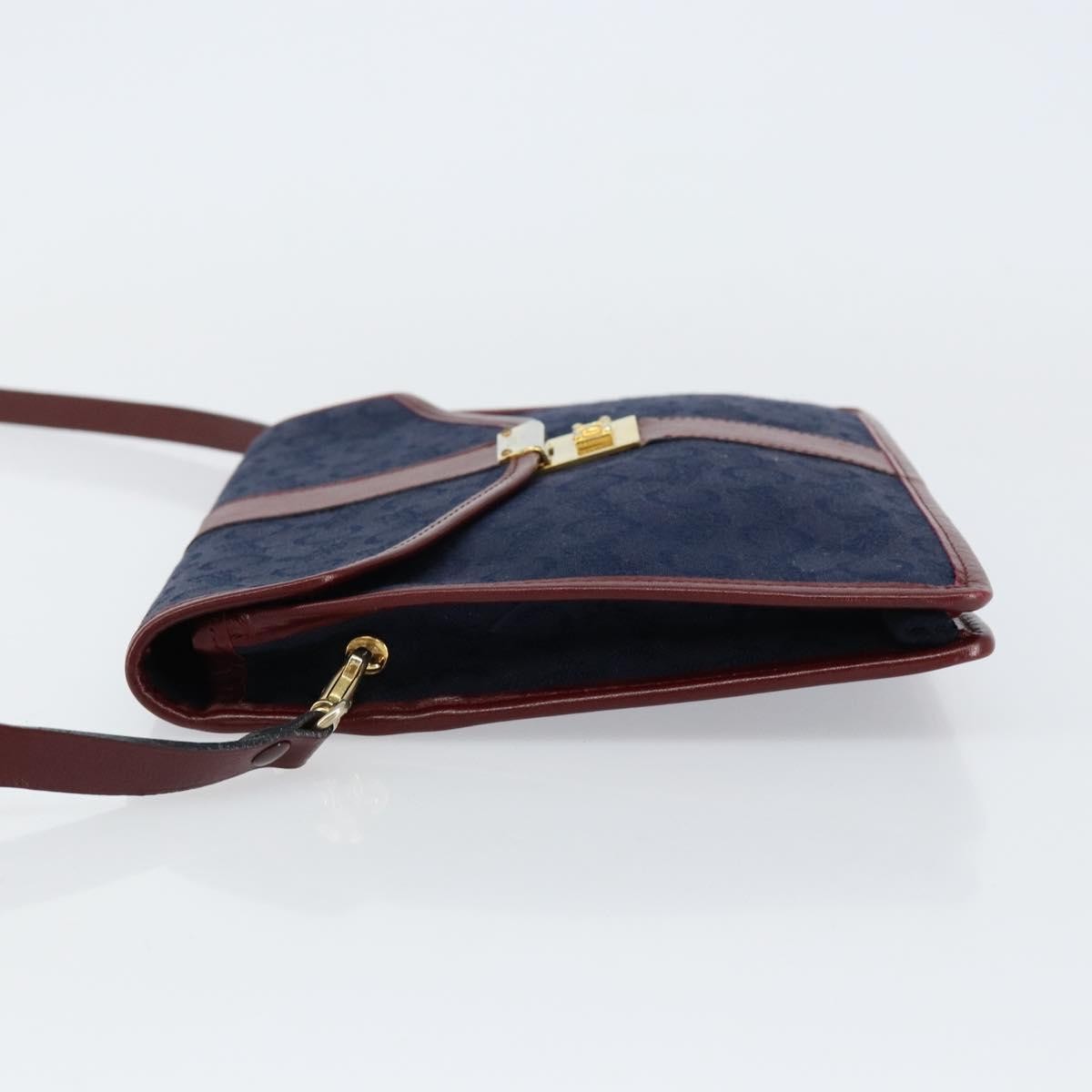 Celine C Macadam Shoulder bag Canvas, NAVY, CANVAS, Shoulder bag