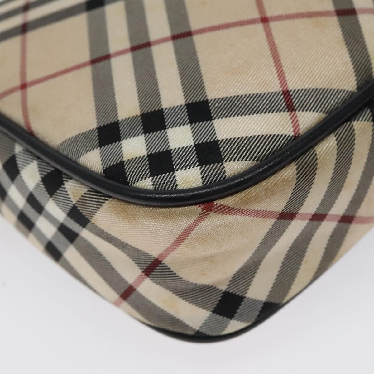Burberry Nova check Pochette Canvas, BEIGE, NYLON, Clutche & pouche