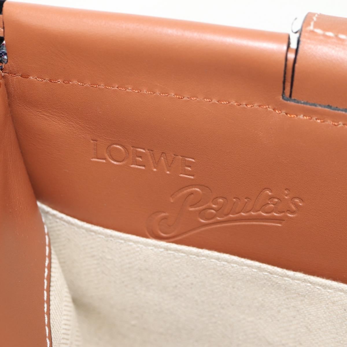 Loewe Paula's Ibiza Cushion Tote Printed Canvas, RED, CANVAS, Tote bag