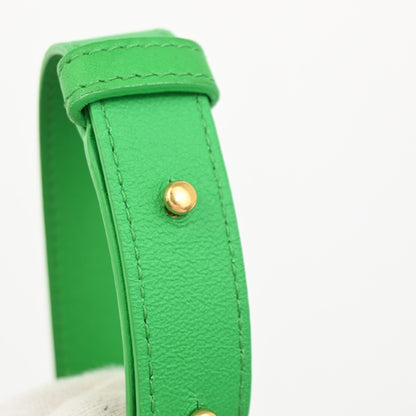 Bottega Veneta Cassette Crossbody Bag Maxi Intrecciato Leather, Green, Leather, Shoulder Bag