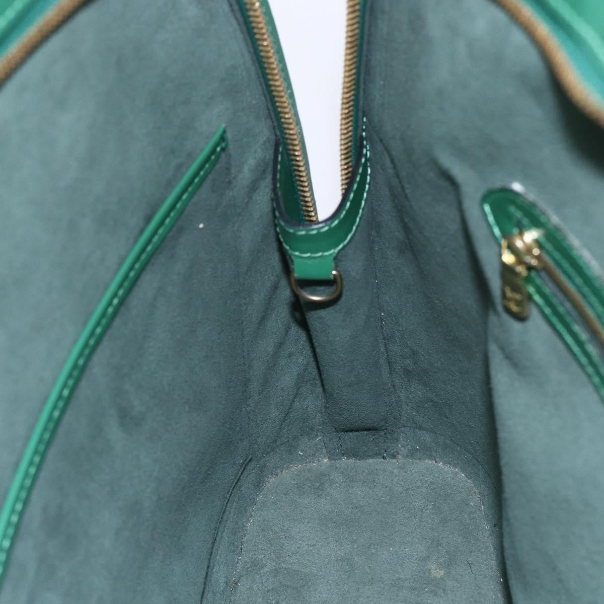 Louis Vuitton Lussac Handbag Epi Leather, GREEN, LEATHER, Shoulder bag