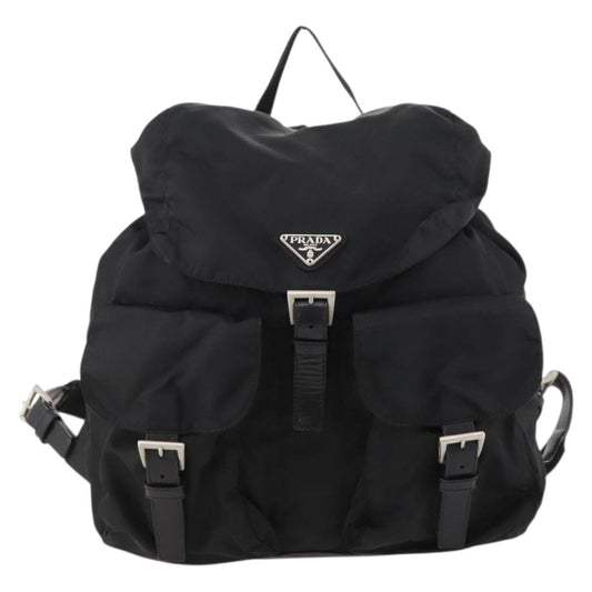 Prada Sac à dos Re-nylon nylon, BLACK, NYLON, Backpack