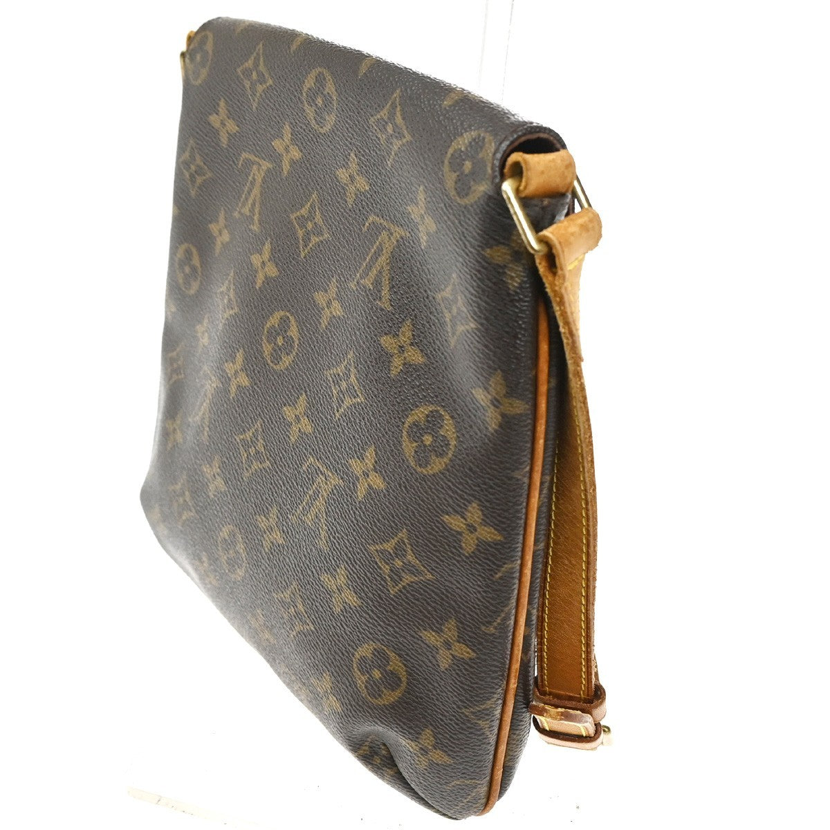 Louis Vuitton Musette Handbag Monogram Canvas, BROWN, CANVAS, Shoulder bag