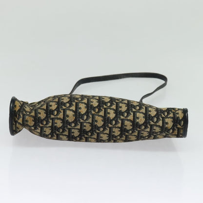 Christian Dior Vintage Trotter Shoulder Bag Canvas, NAVY, CANVAS, Shoulder bag