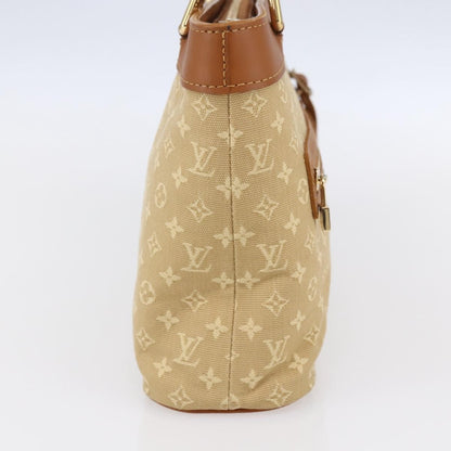 Louis Vuitton Lucille Handbag Mini Lin, BEIGE, CANVAS, Handbag