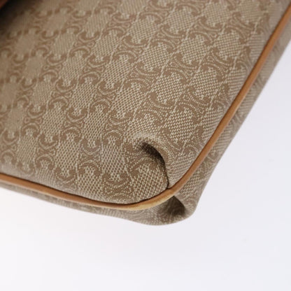 Celine Macadam Pochette Classic, BEIGE, LEATHER, Clutche & pouche