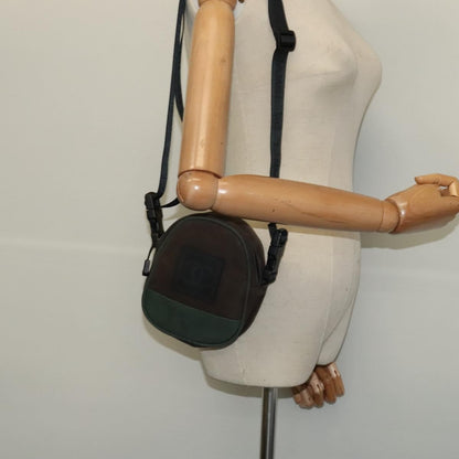 Chanel Sport Line Crossbody Bag Coated Canvas, BROWN, CANVAS, Shoulder bag