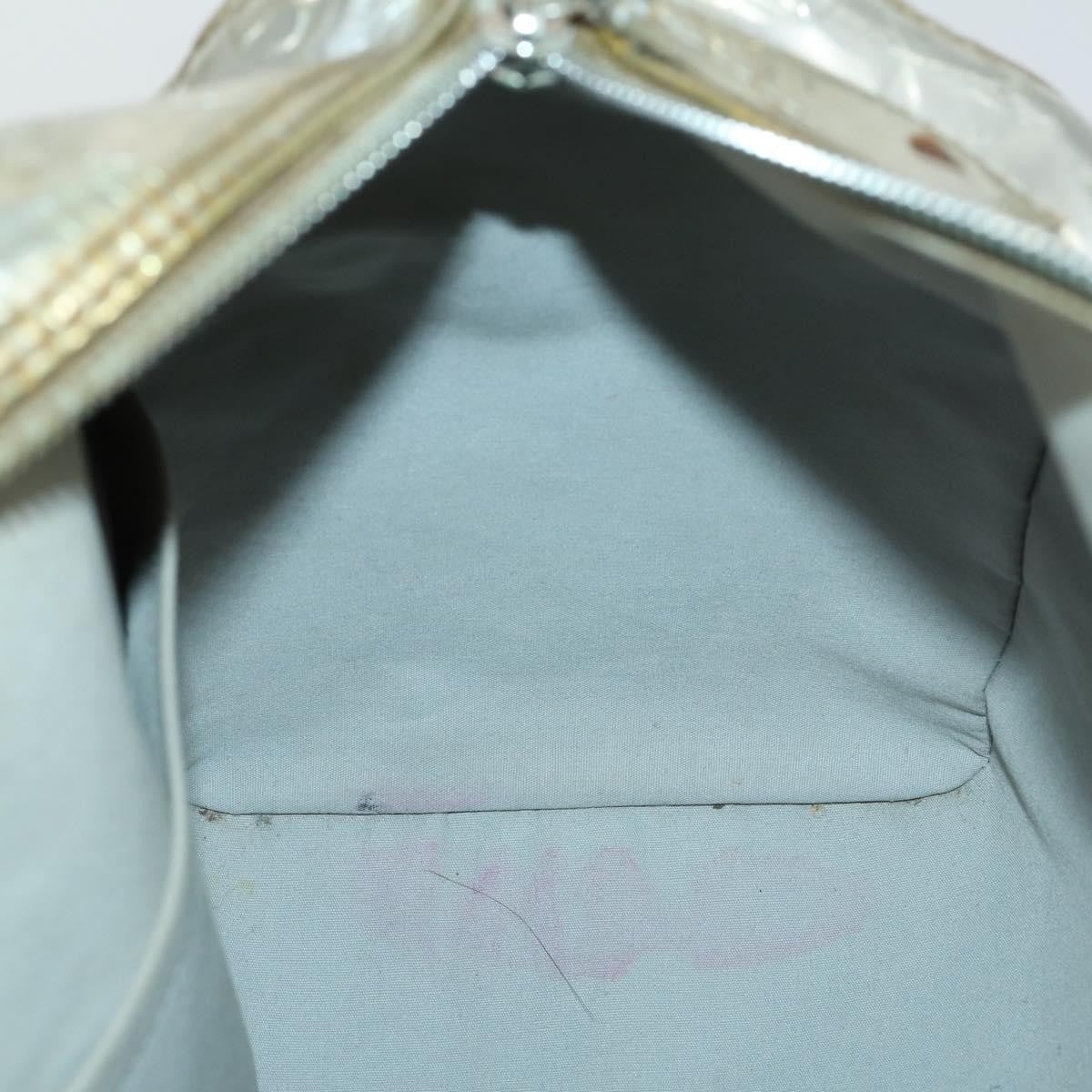 Louis Vuitton Speedy Handbag Monogram Vernis, SILVER, PATENT_LEATHER, Handbag