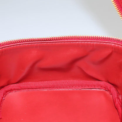 Chanel Vintage Timeless Cosmetic Case Caviar, RED, LEATHER, Clutche & pouche