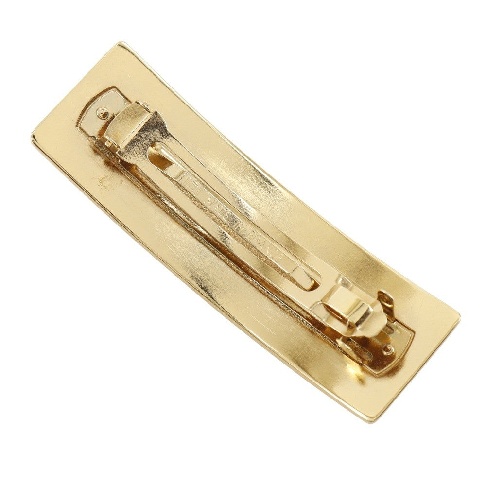 Chanel Barrettes Logo Chanel Plated Gold, GOLD, GOLD_PLATED, Jewelry set