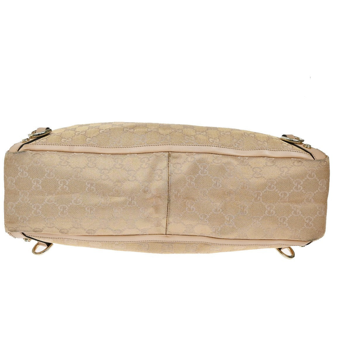 Gucci Abbey Tote GG Canvas with Leather, PINK, CANVAS, Tote bag