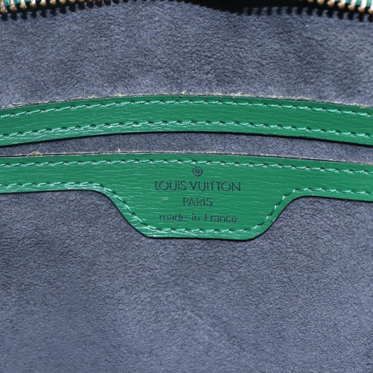 Louis Vuitton Saint Jacques Handbag Epi Leather, GREEN, LEATHER, Shoulder bag