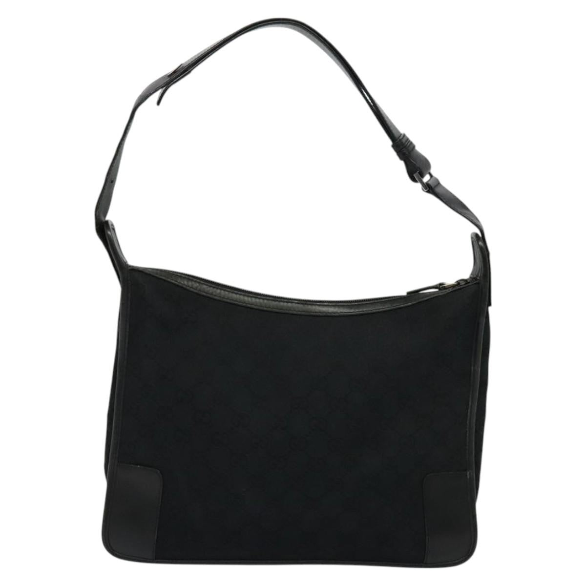 Gucci GG Canvas Bag Canvas, BLACK, CANVAS, Shoulder bag