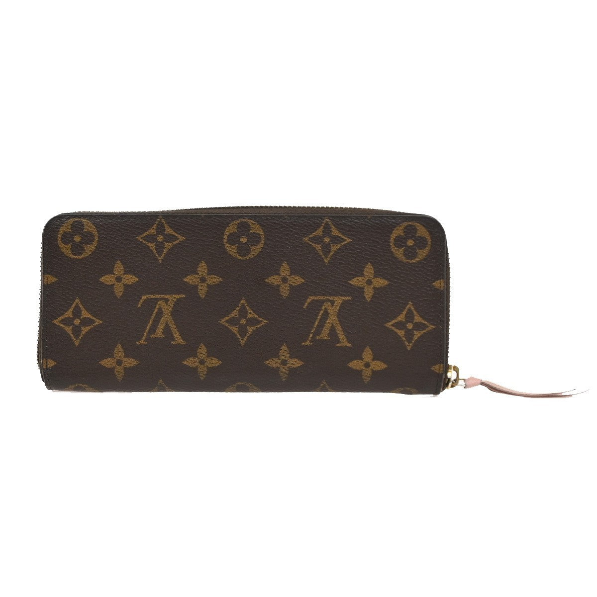 Louis Vuitton Clemence Wallet Monogram Canvas, BROWN, LEATHER, Wallets