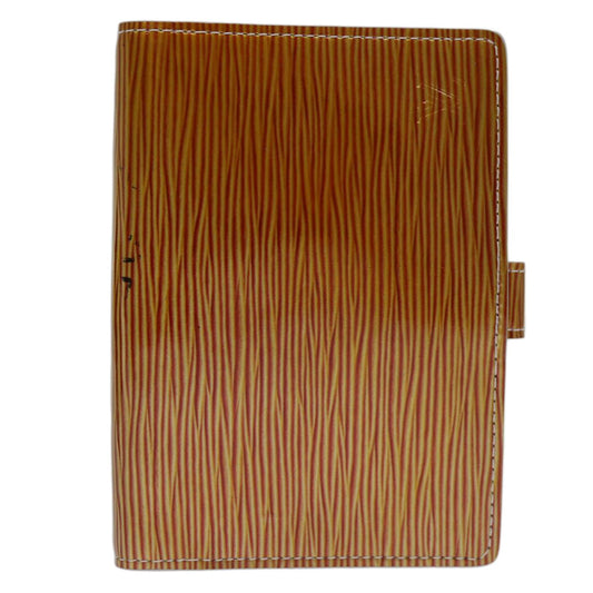 Louis Vuitton Agenda Cover Epi Leather, ORANGE, PATENT_LEATHER, Wallets