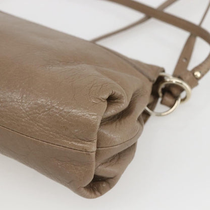 Chloe Lily Handbag Leather, BEIGE, LEATHER, Handbag