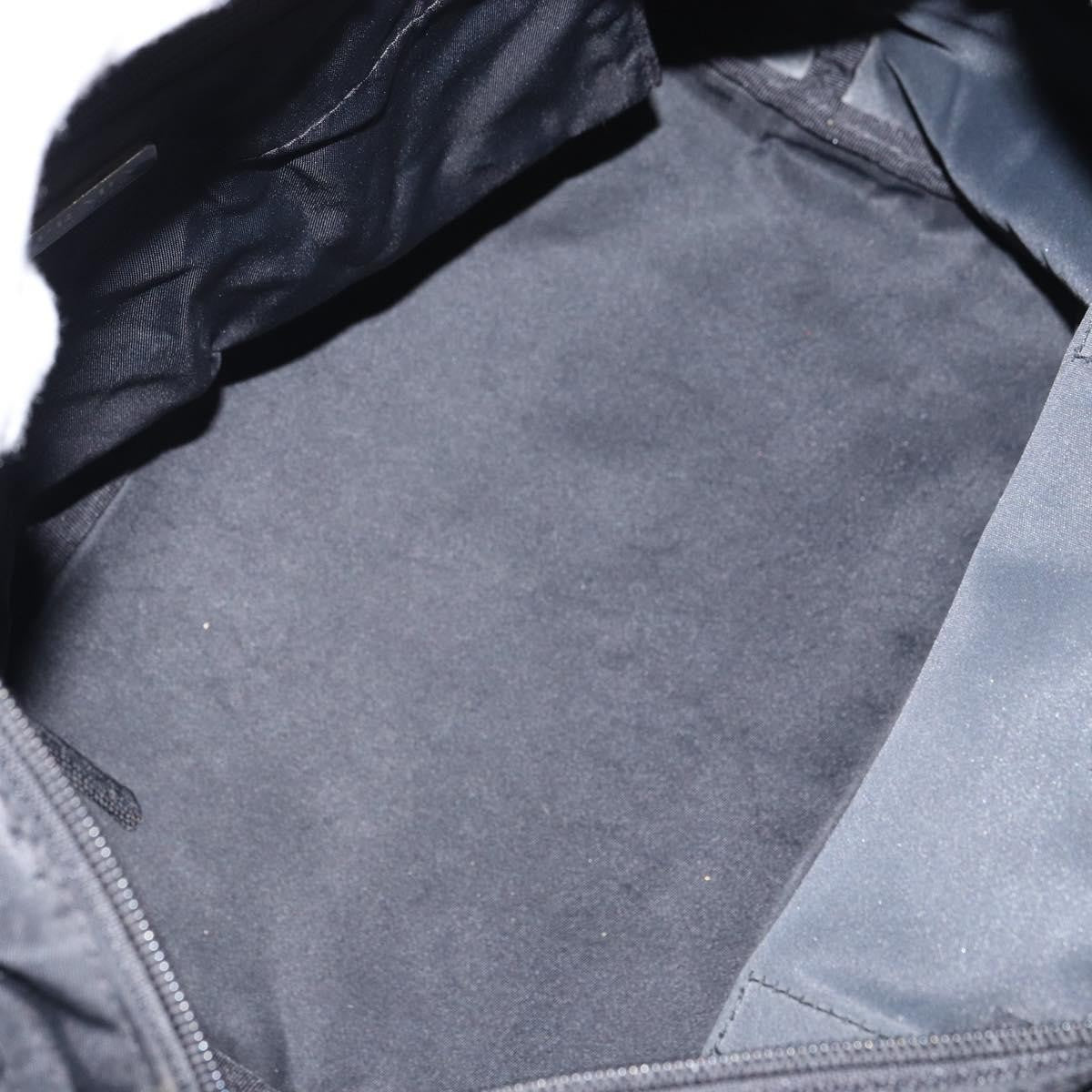 Prada Vintage Zip Tote Tessuto, BLACK, NYLON, Tote bag