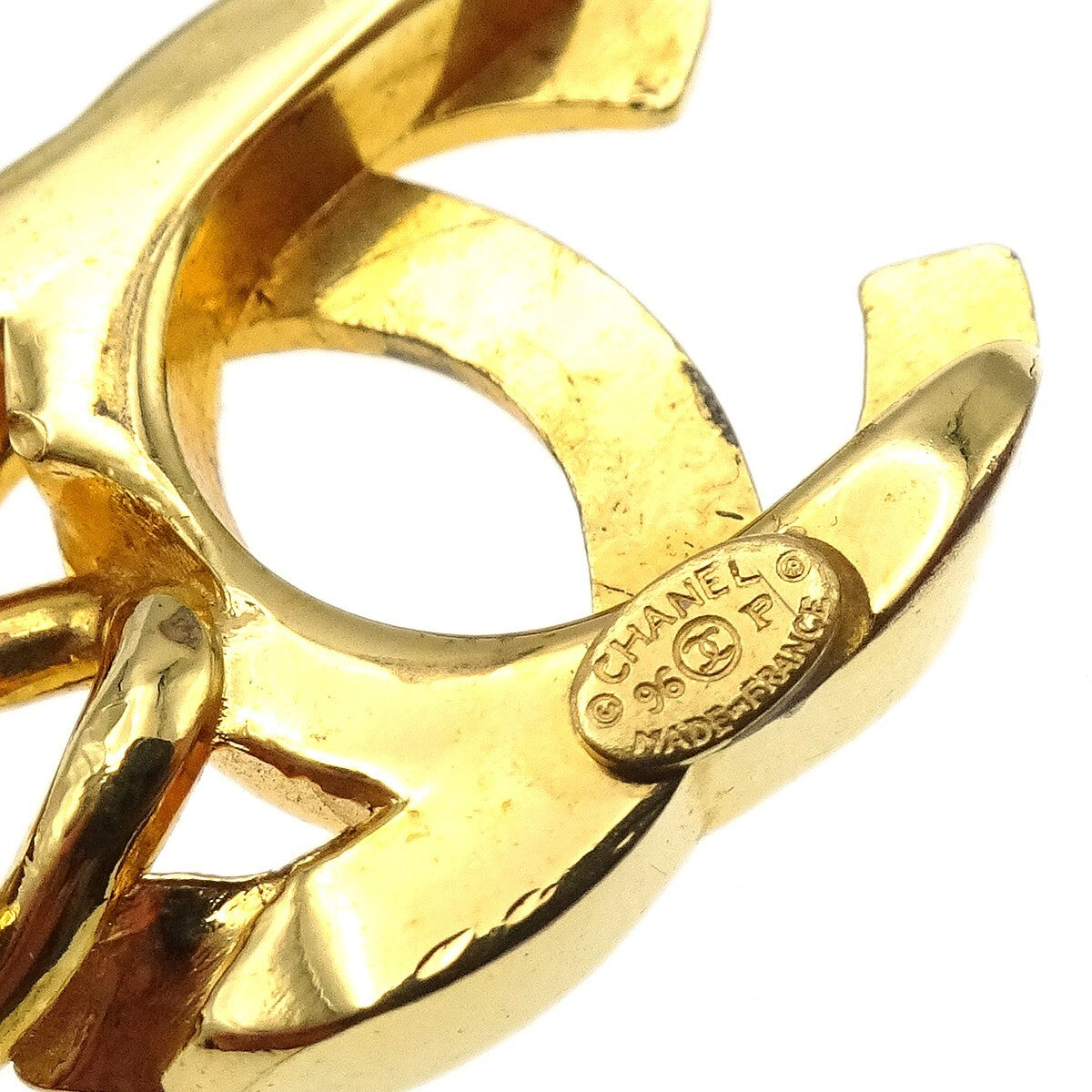 Chanel Vintage CC Turnlock Chain Bracelet Metal, GOLD, GOLD_PLATED, Bracelet