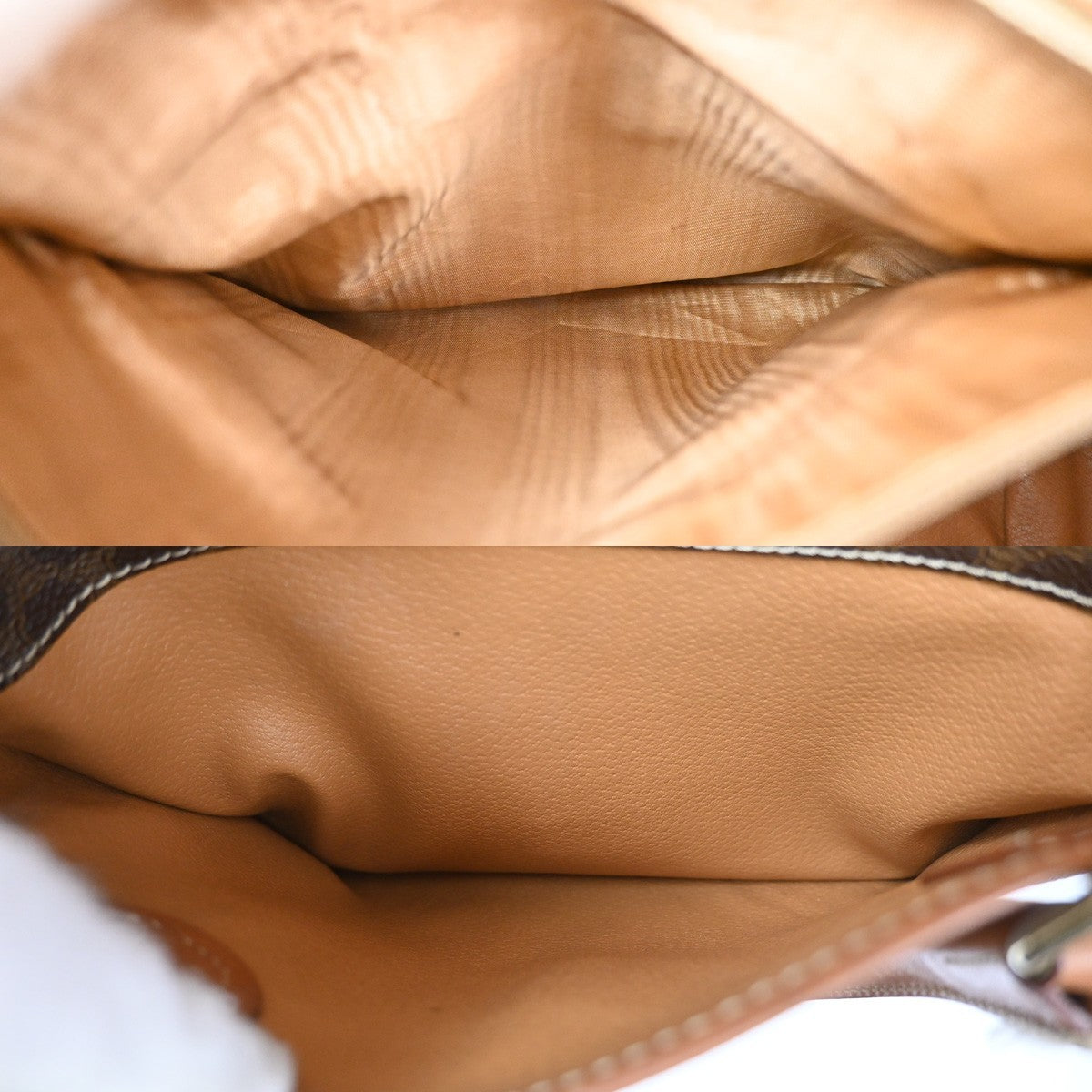 Celine Macadam Handbag Macadam with leather, BROWN, PVC, Handbag