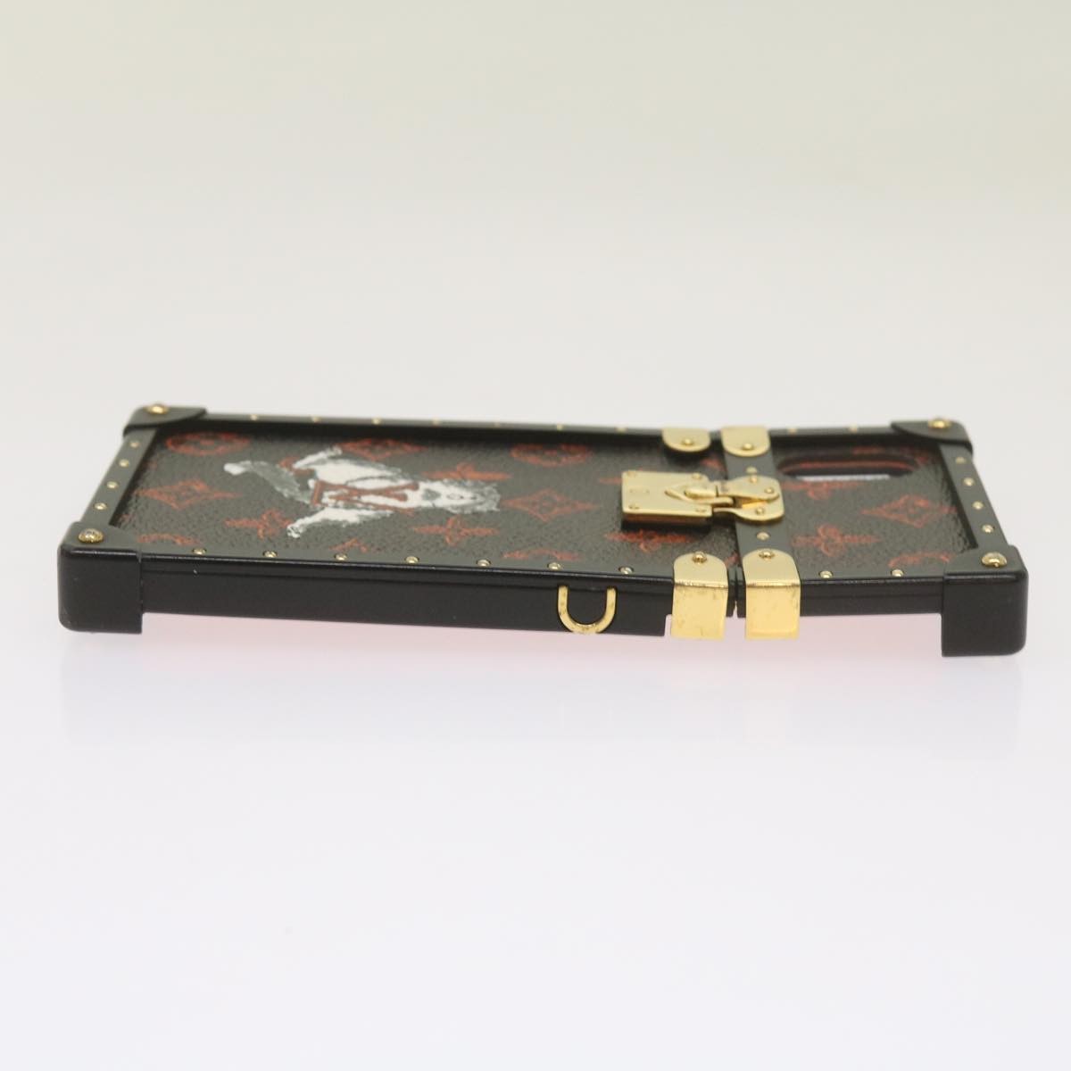 Louis Vuitton Phone case Canvas, BLACK, METAL, Tech accessory