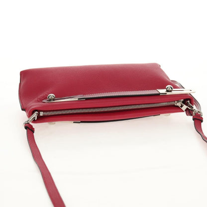 Loewe Missy Handbag Leather, RED, LEATHER, Shoulder bag