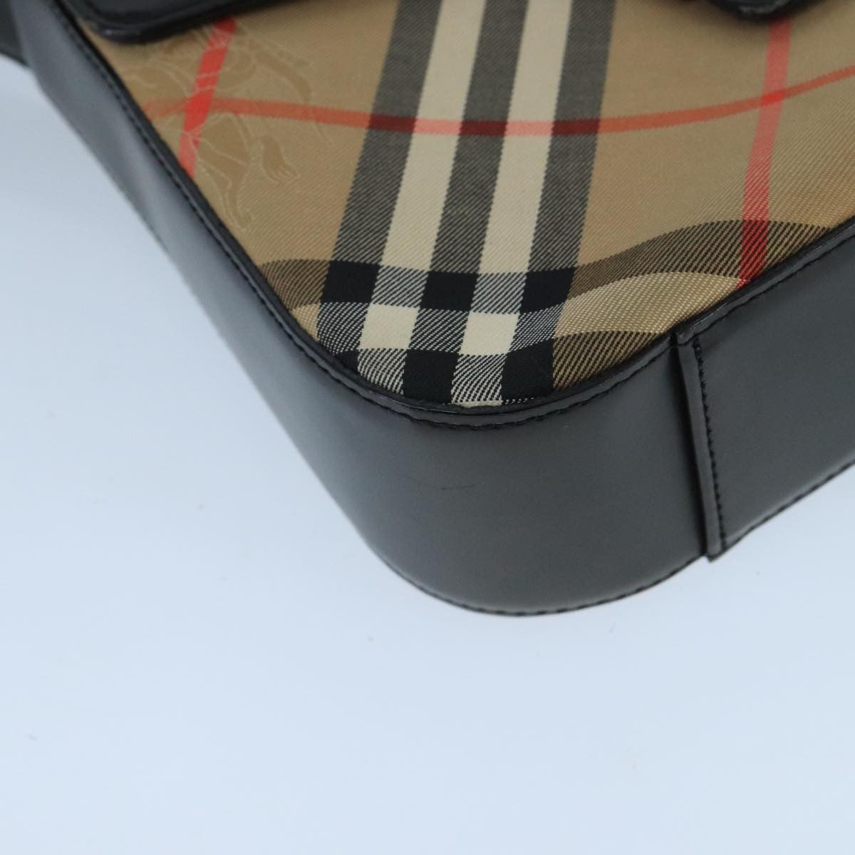 Burberry Nova check Shoulder bag Canvas, BEIGE, CANVAS, Shoulder bag