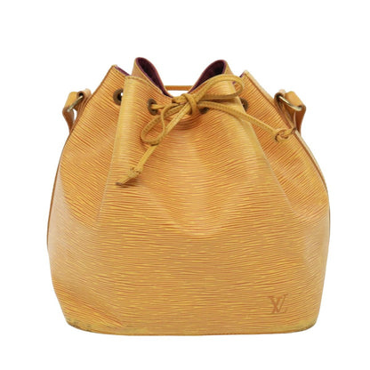 Louis Vuitton Petit Noe Handbag Epi Leather, YELLOW, LEATHER, Handbag
