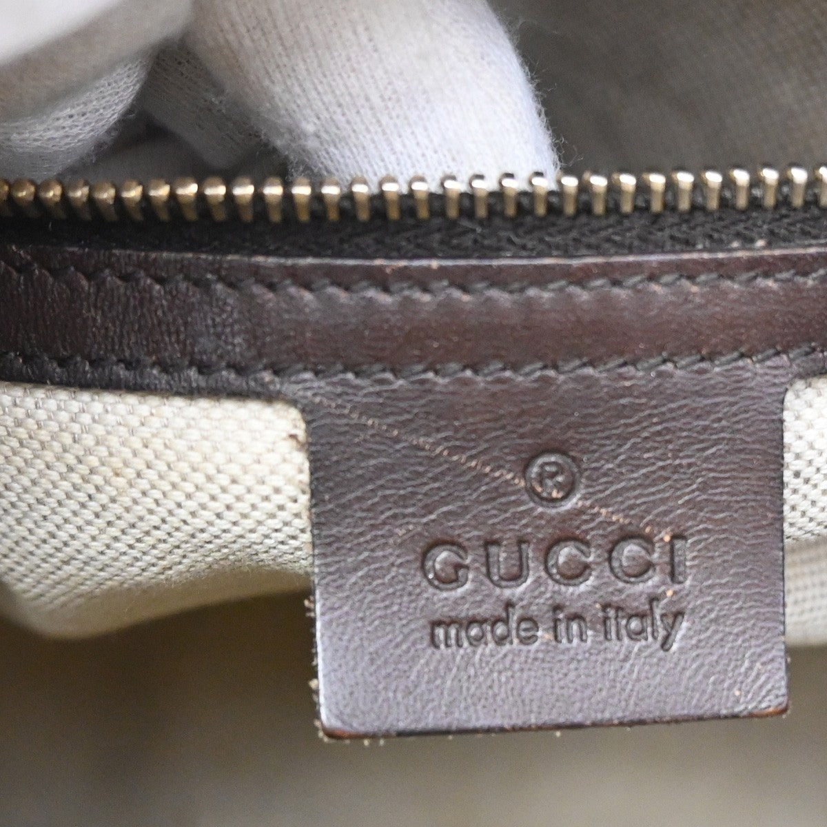 Gucci Vintage Web Boston Bag GG Canvas, BROWN, CANVAS, Handbag