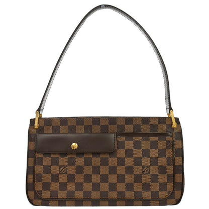 Louis Vuitton Aubagne Bag Damier, Brown, Canvas, Handbag