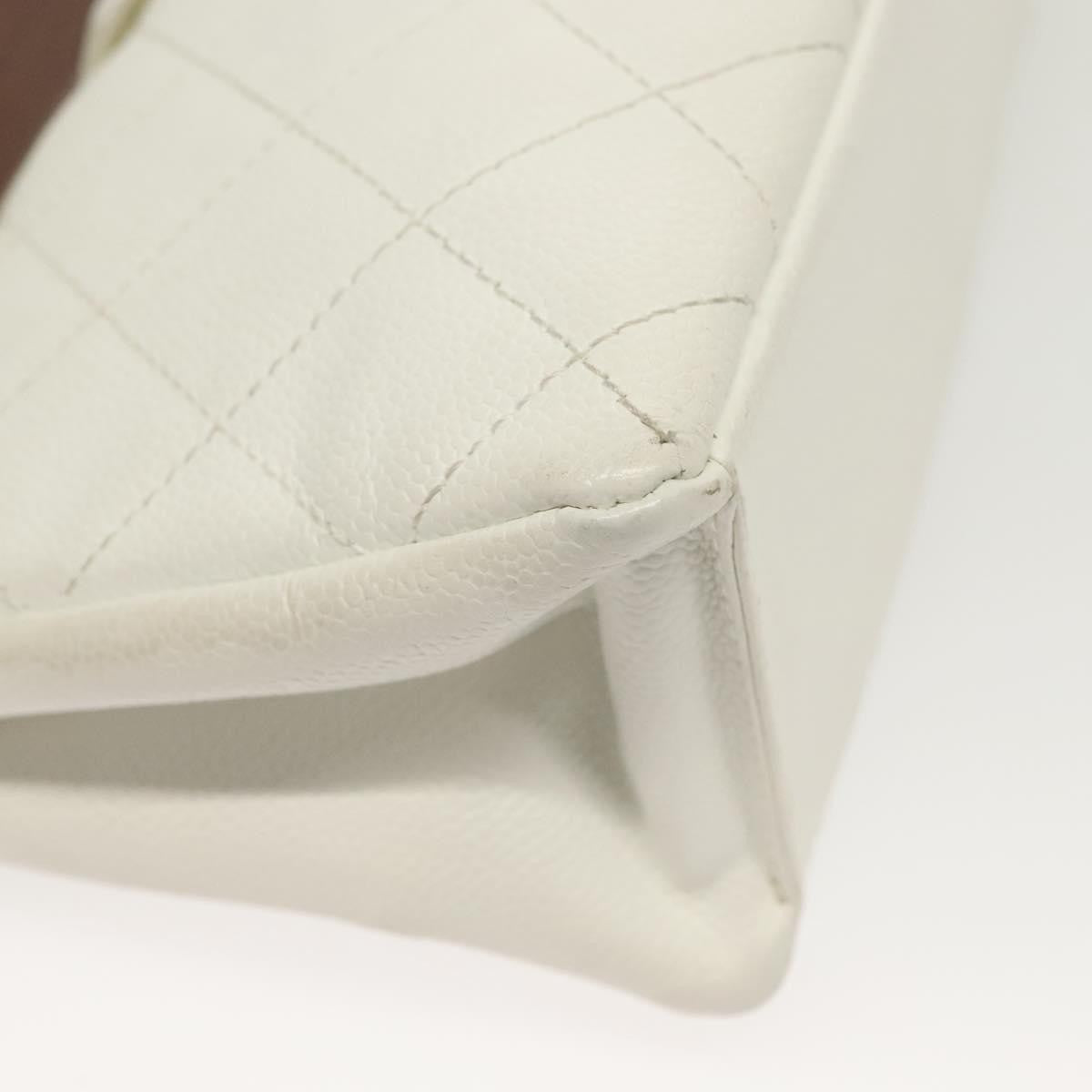 Chanel Vintage Wood Chain CC Tote Leather, RED, LEATHER, Shoulder bag