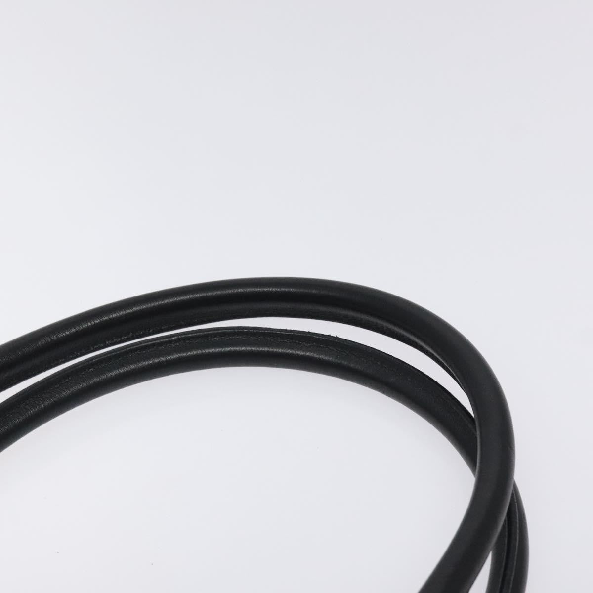 Salvatore Ferragamo Gancini handbag Nylon, BLACK, NYLON, Handbag