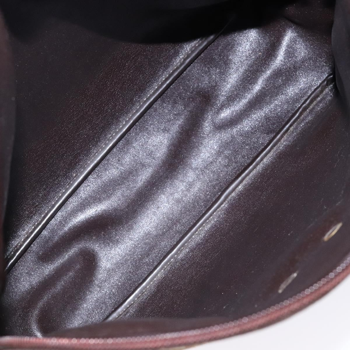 Christian Dior Vintage Trotter Shoulder Bag Canvas, BROWN, CANVAS, Shoulder bag