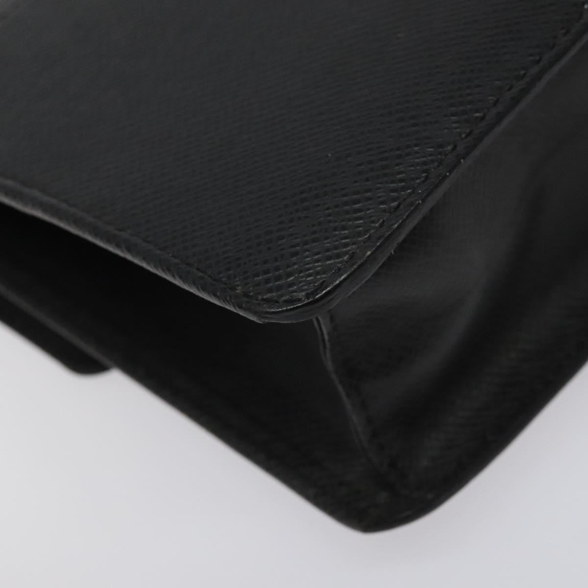 Louis Vuitton S Lock A4 Wristlet Pouch Macassar Monogram Canvas, BLACK, LEATHER, Clutche & pouche