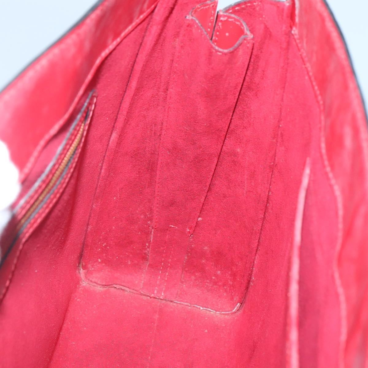 Louis Vuitton Duplex Bag Epi Leather, RED, LEATHER, Handbag