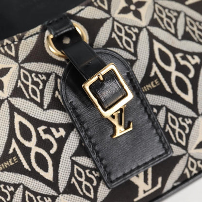 Louis Vuitton Deauville Handbag Limited Edition Since 1854 Monogram Jacquard, BLACK, CANVAS, Handbag
