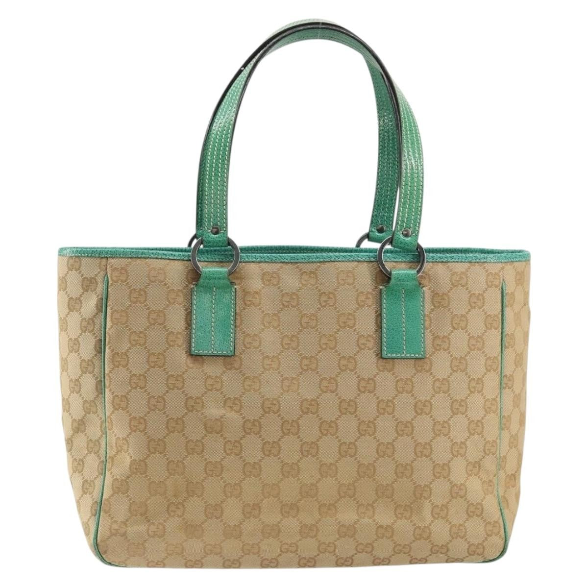 Gucci Vintage Open Tote GG Canvas, BEIGE, CANVAS, Tote bag