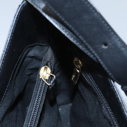 Salvatore Ferragamo Gancini Shoulder Bag Leather, BLACK, LEATHER, Shoulder bag