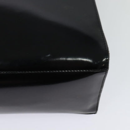 Salvatore Ferragamo Shopper Tote Leather, BLACK, PATENT_LEATHER, Tote bag